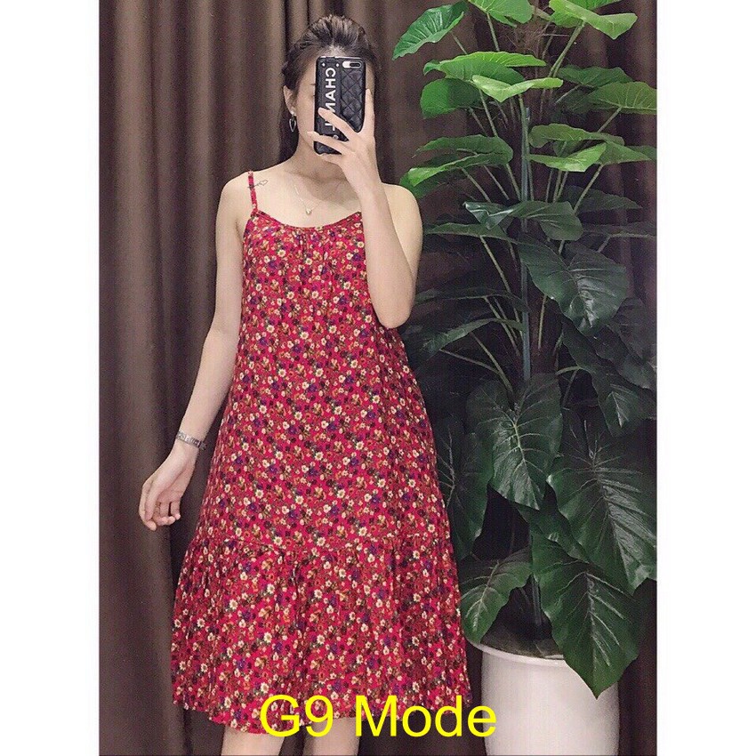 Váy lanh HOA NHÍ vintage