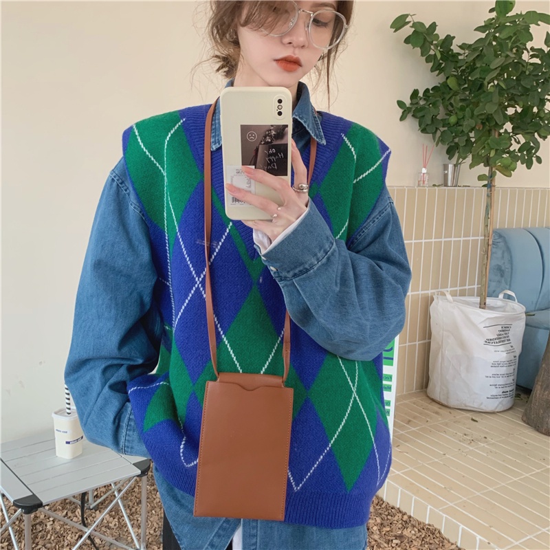 Áo khoác ghi lê Pure Cube dệt kim thời trang nữ tính