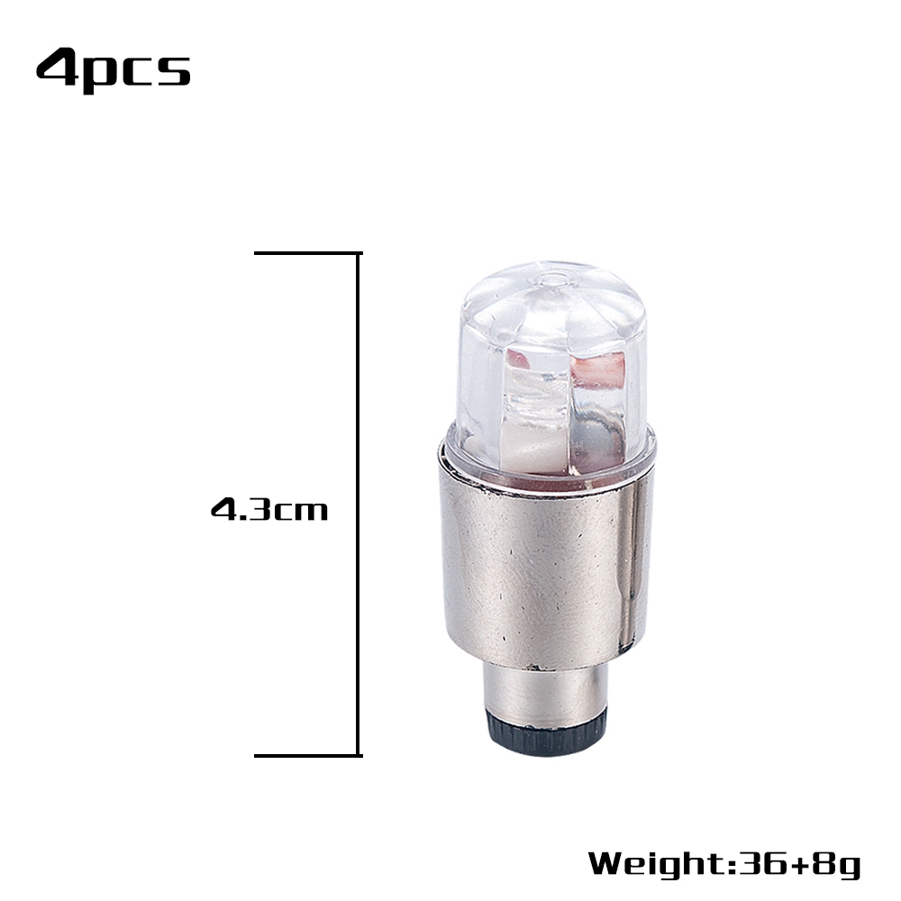 Bộ 4 Bóng Đèn Led Trang Trí Bánh Xe
