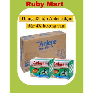 Thùng 48 hộp sữa Anlene đậm đặc 4X vị Vani 125ml