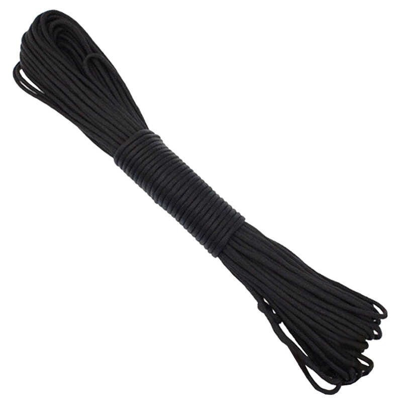 [NEW HOT] Dây Dù Paracord Sinh Tồn Đường Kính 4mm, 7 Lõi 550LB Màu Đen