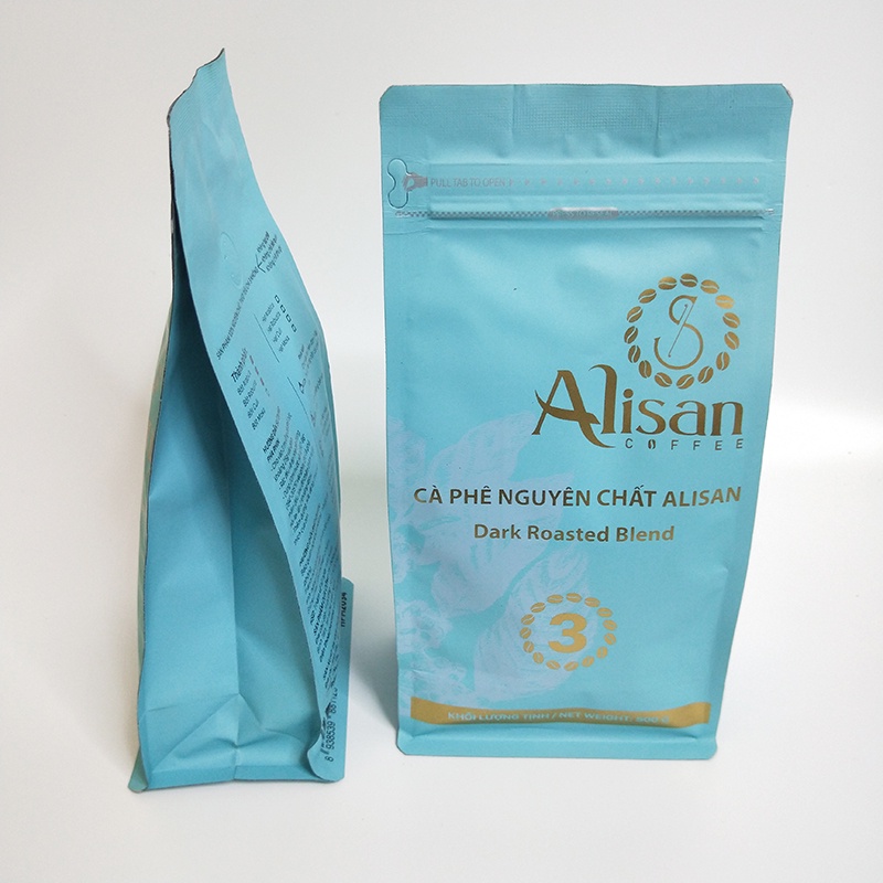 Cà phê Alisan số 3, Robusta/Arabica/Culi   rang mộc, rang xay nguyên chất