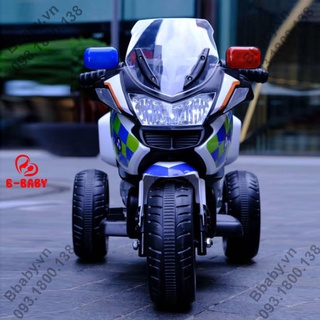 Xe Moto Điện Cảnh Sát Mini