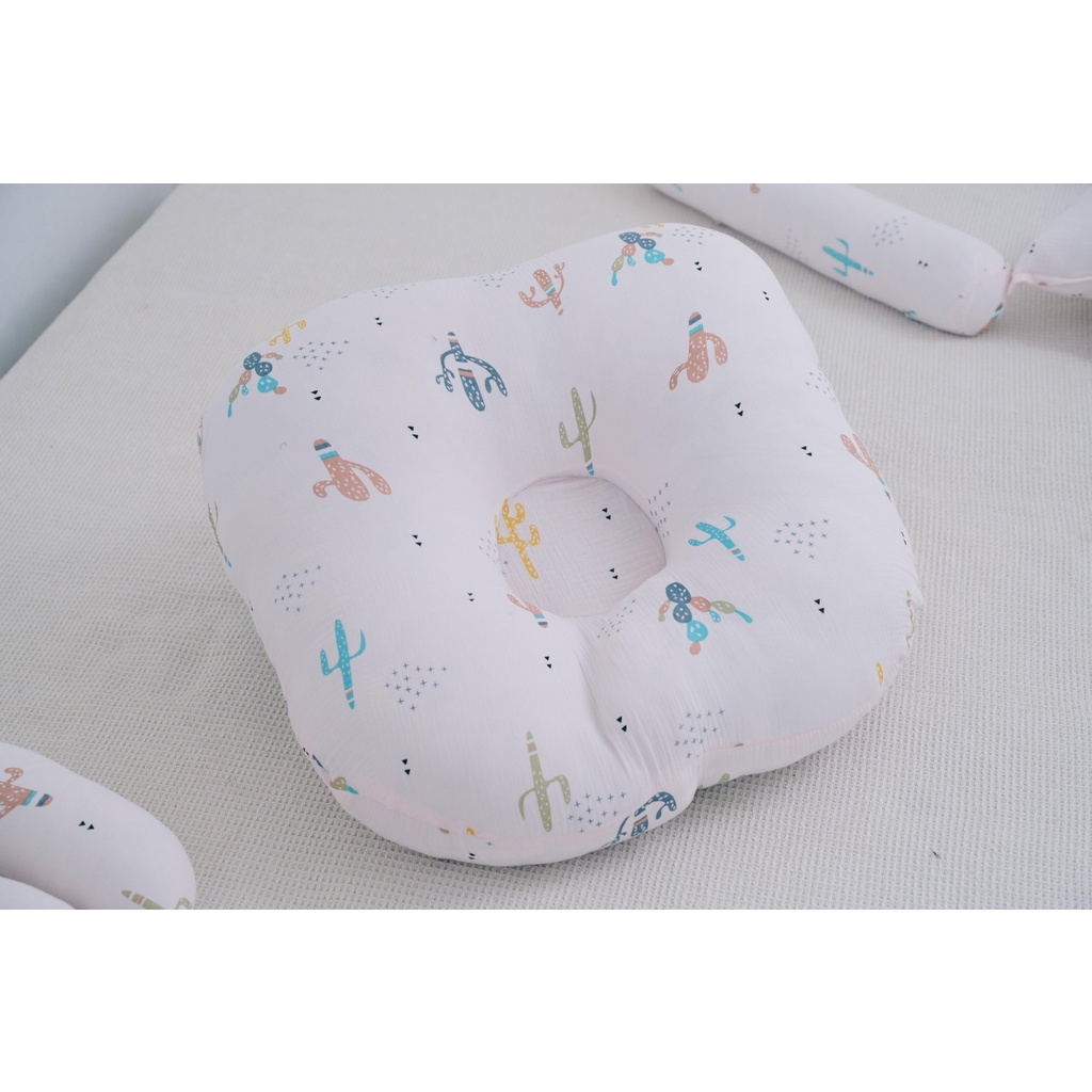 ĐỆM NẰM CHỐNG TRÀO NGƯỢC BABYBEE - VẢI SỢI TRE OGANIC CHO BÉ