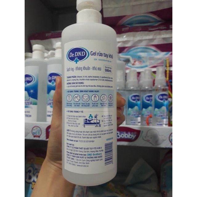 Nước sát khuẩn Dr DND 29ml, 70ml, 500ml