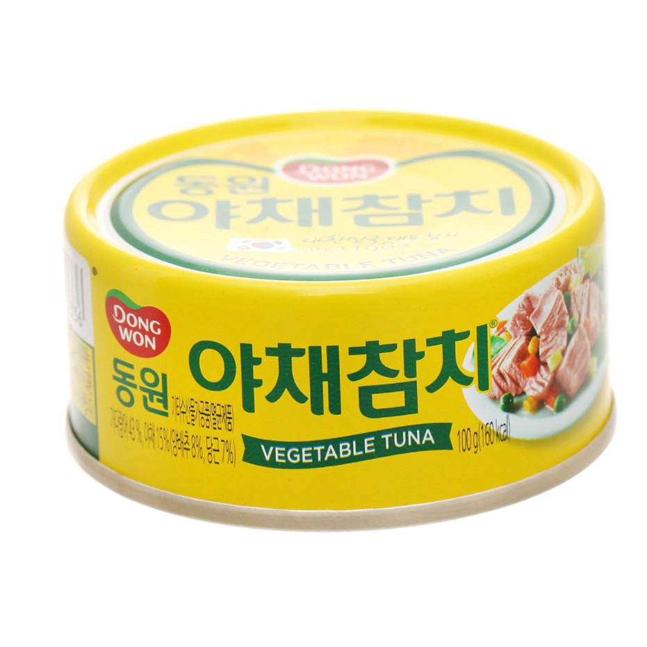 Cá ngừ trắng trộn rau củ DONGWON Hàn Quốc 100g