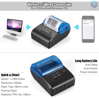 Máy in hóa đơn di động Ecoprint Pos 5805DD