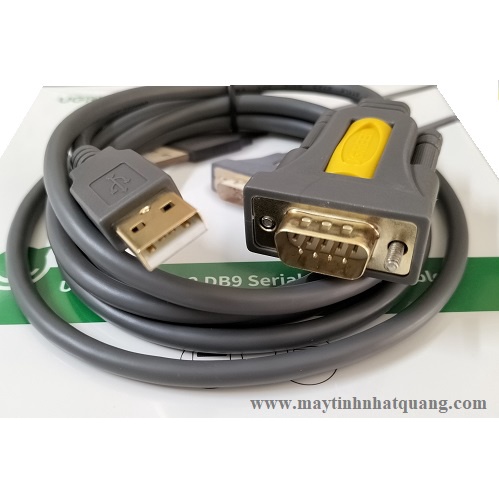 Cáp chuyển đổi USB to RS232 Ugreen dài 1,5M -> 3M ( USB to Com Ugreen)