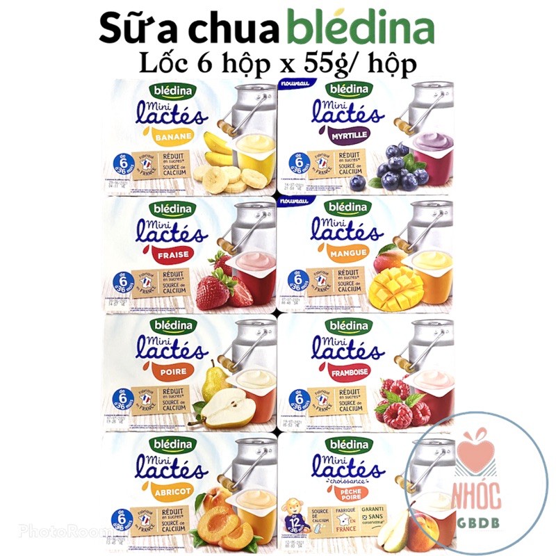 Sữa chua nguội Bledina cho bé 6m+ - Pháp (không cần bảo quản lạnh)