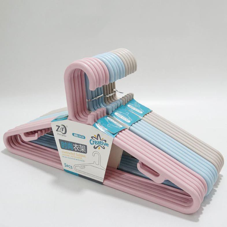 Set 5 cái móc treo quần áo nhựa No 0249,móc phơi quần áo nhựa cao cấp