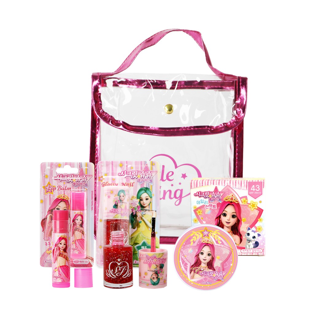 Set trang điểm cho bé Little Bling Secret Jouju Pink Pounch | BigBuy360 - bigbuy360.vn