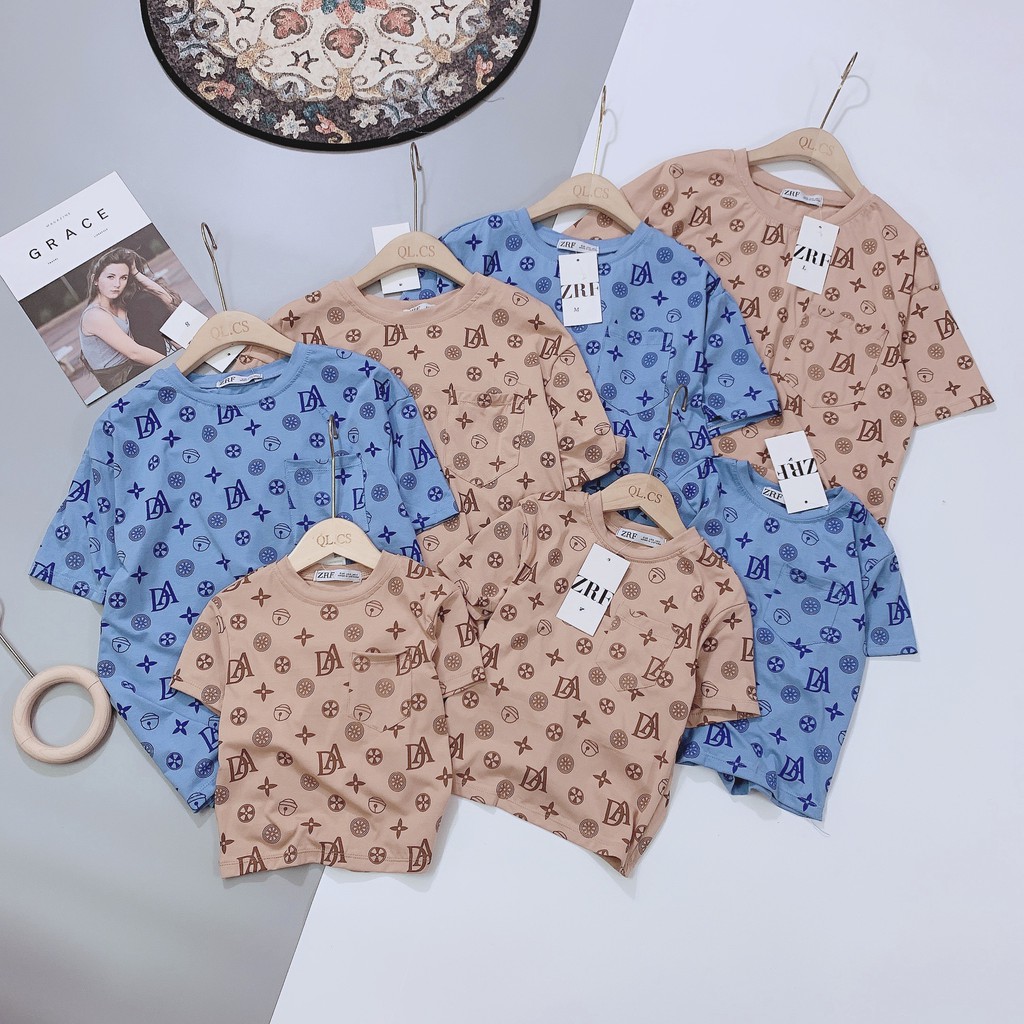 ÁO GIA ĐÌNH , ÁO ĐÔI MẸ VÀ BÉ CHẤT COTTON VNXK SIÊU XINH -3Q9521