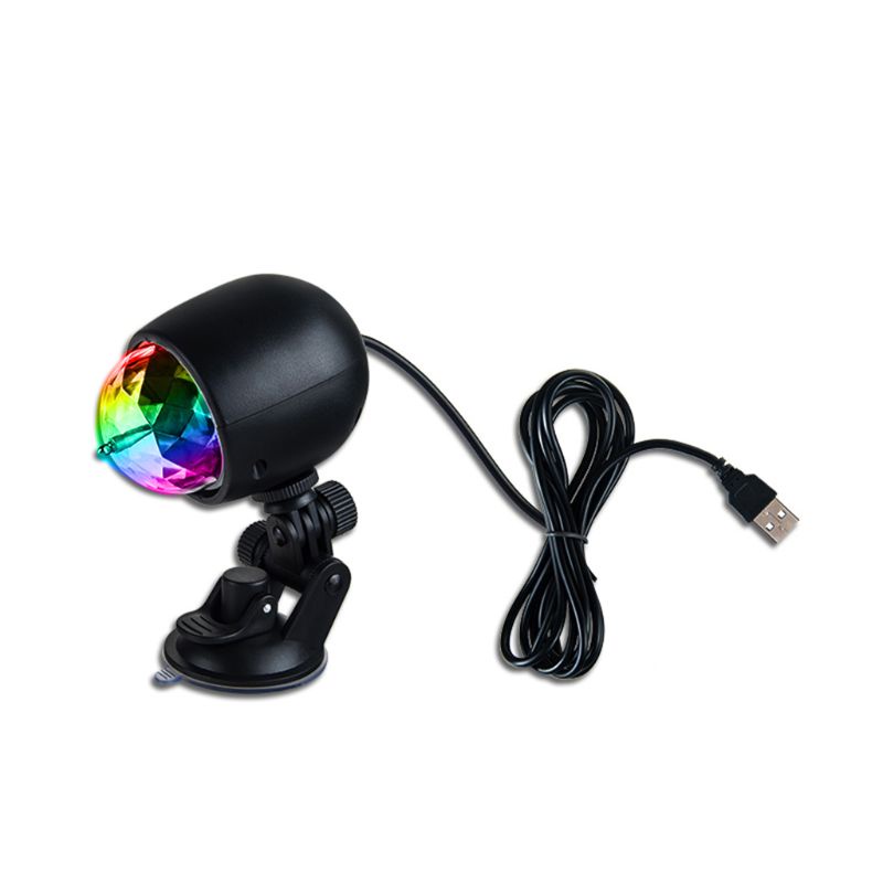 1 Đèn LED Laser Hình Quả Cầu Disco Pha Lê Trang Trí Tiệc