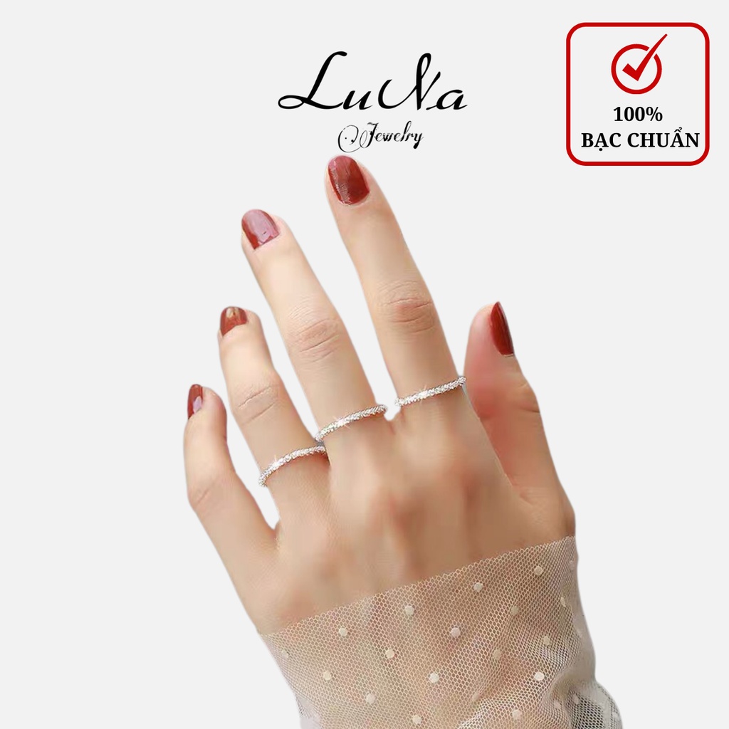 Nhẫn bạc nữ dạng mềm, Nhẫn bạc LuNa