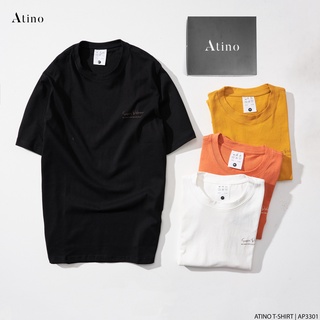 Áo Thun Cộc Tay Cổ Tròn SUPER ATINO chất liệu Cotton thoáng mát bền form Regular AP3301