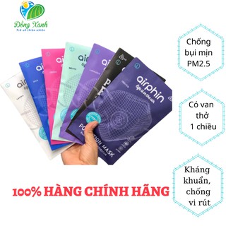 [Khẩu trang chính hãng Airphin] Khẩu Trang Người Lớn Chống Ô Nhiễm PM 2.5 - Tây Ban Nha