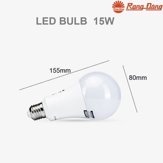 Bóng đèn Led tròn 15w Rạng Đông