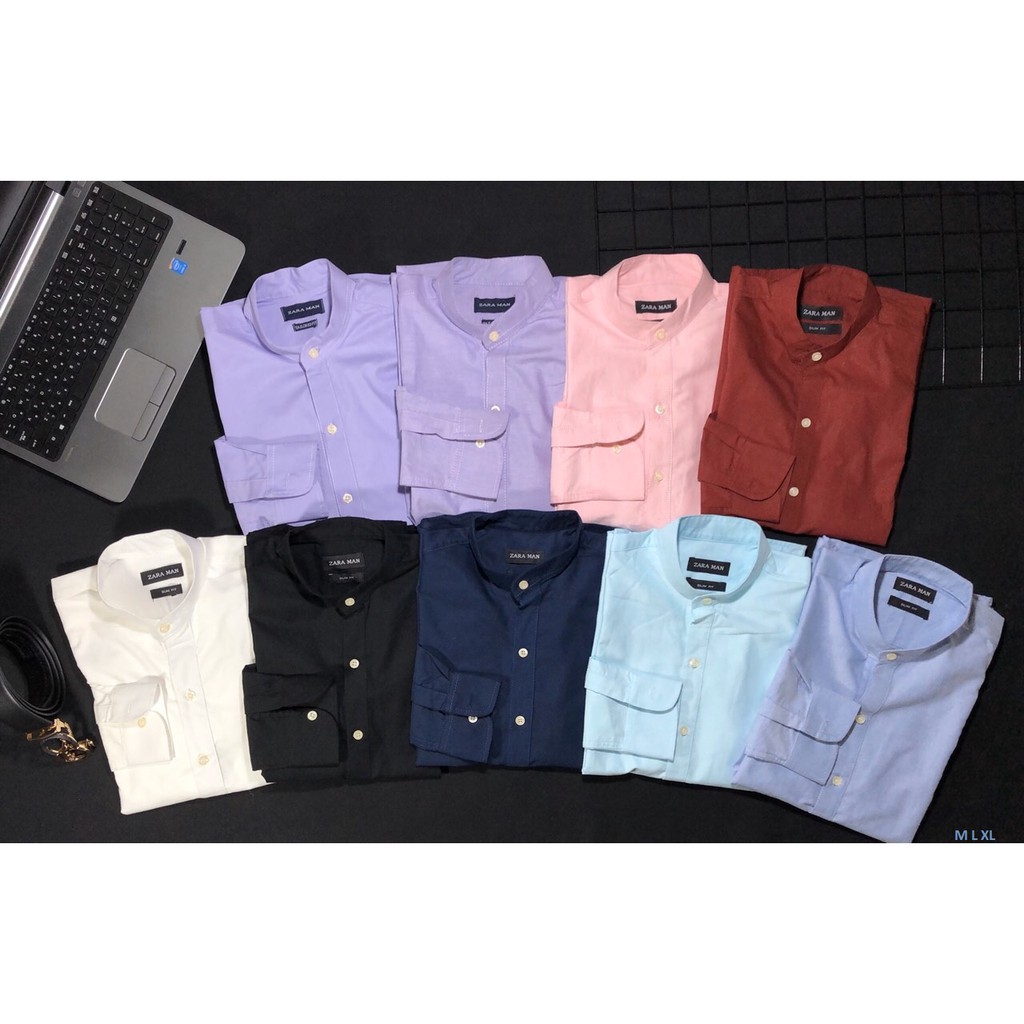 ÁO SƠ MI NAM CỔ TRỤ