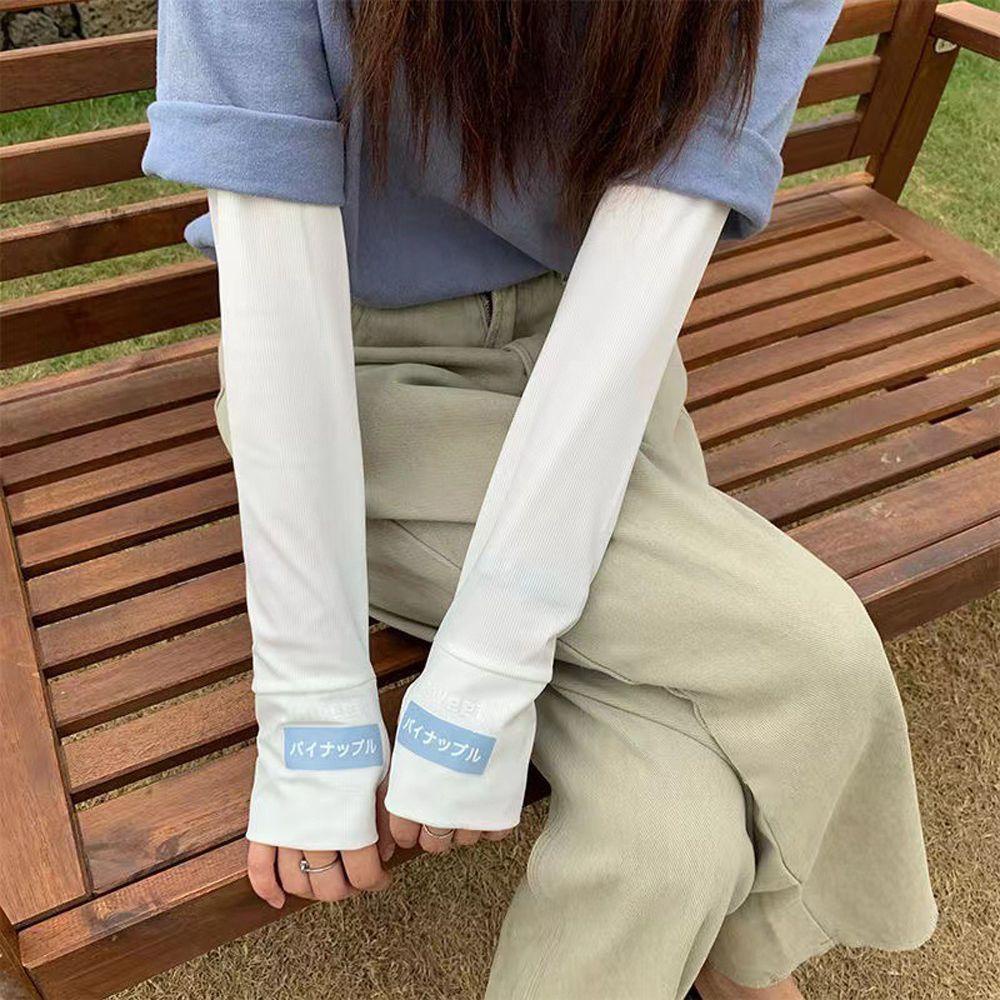 Găng Tay Chống Nắng Tia UV Bằng Lụa Lạnh