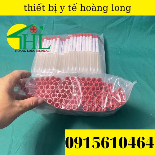 [Hàng Nhập Khẩu] Tăm Bông Lấy bệnh Phẩm Cán gỗ Vô Trùng Túi 100 Que