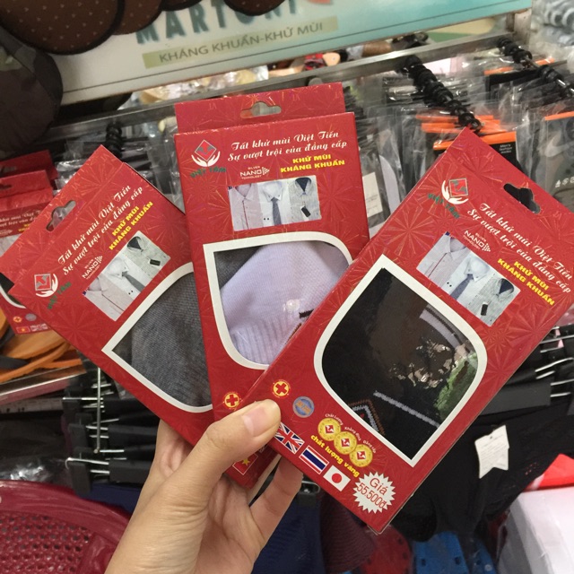 Tất vớ khử mùi công nghệ nano quế