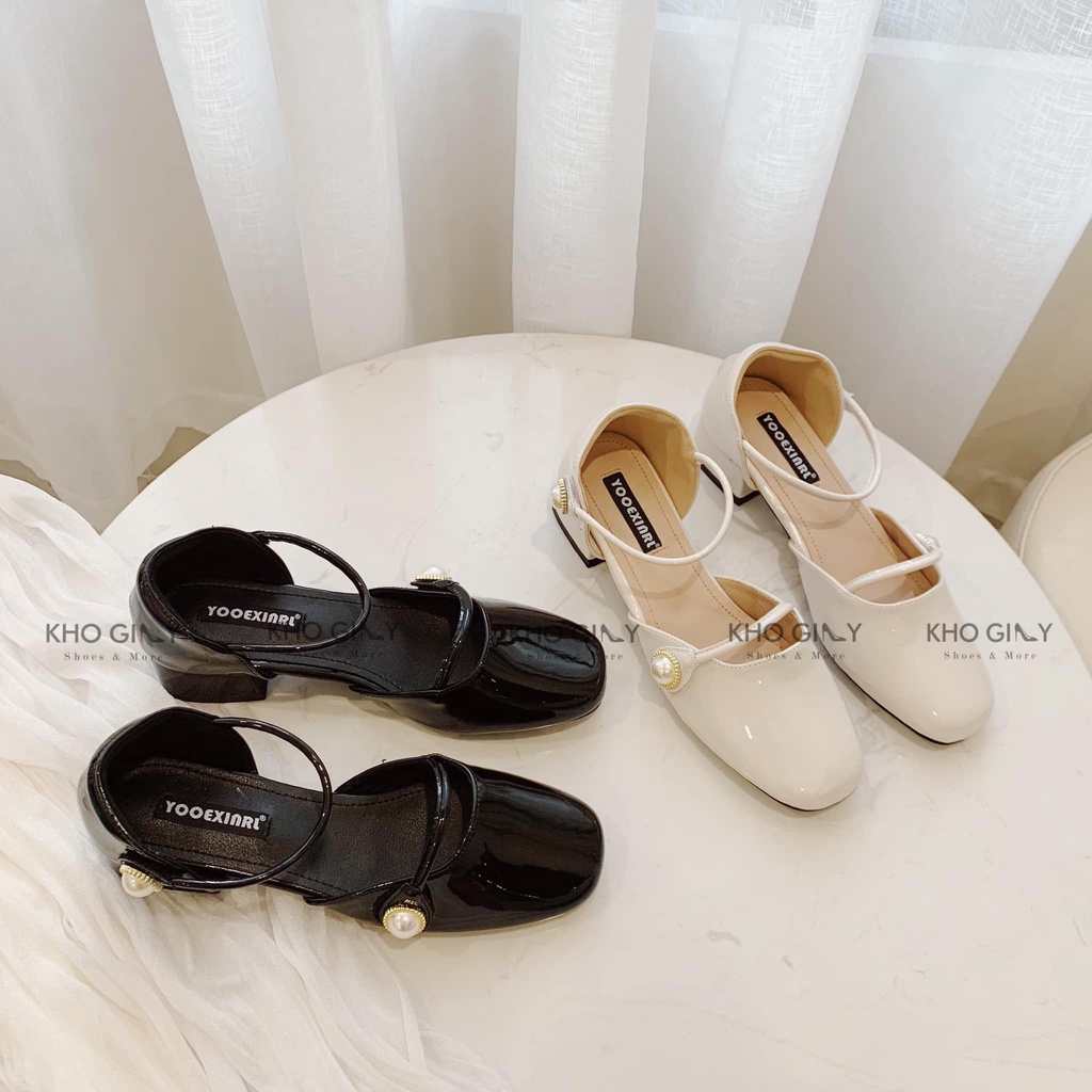 Giày búp bê quai ngọc dán G0323-04