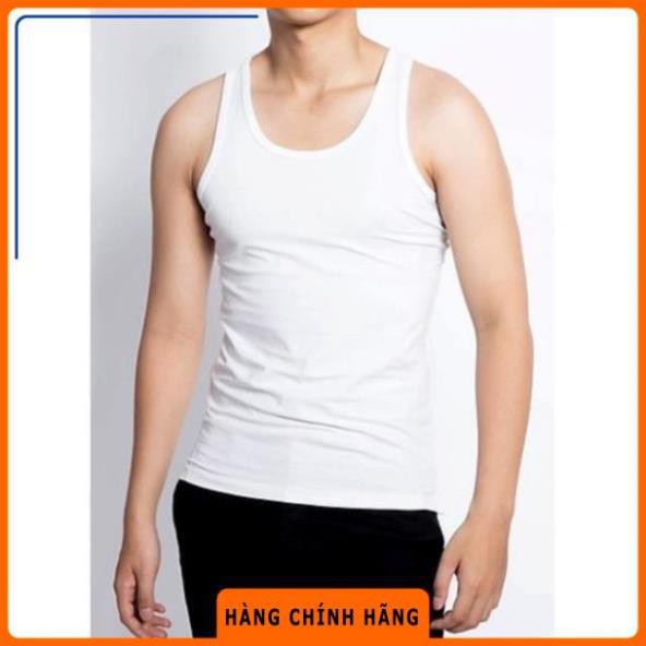 Áo ba lỗ nam Aristino siêu thấm mồ hôi (Màu trắng)