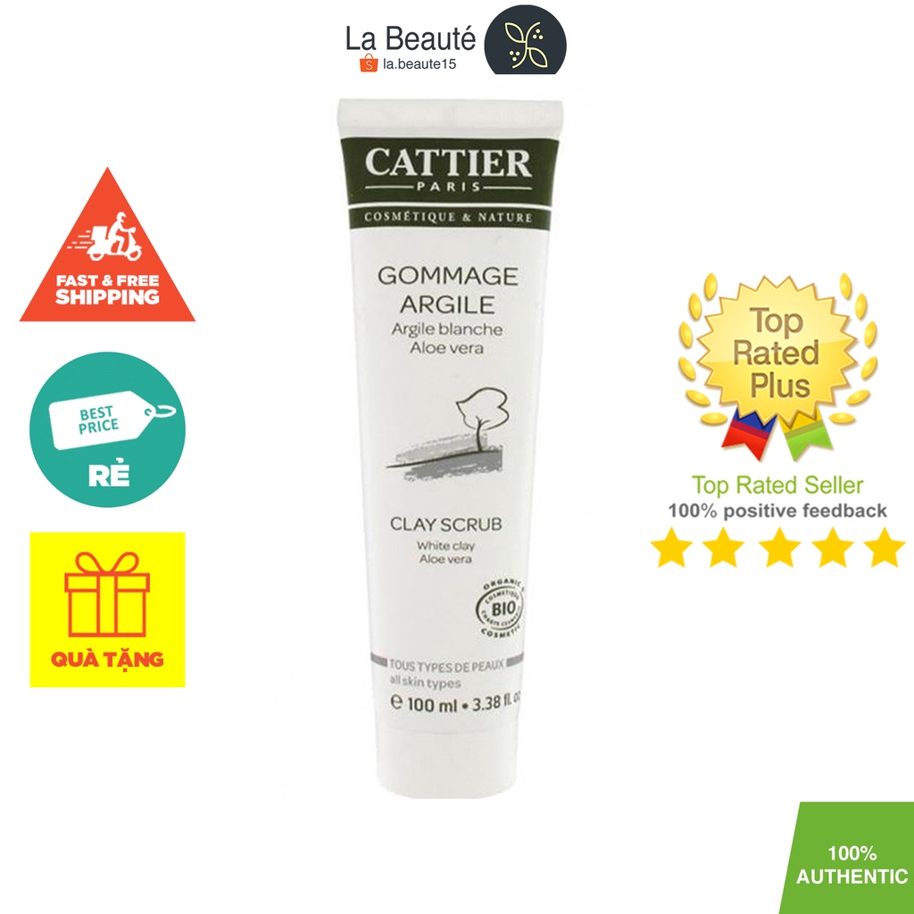 Clay Scrub Cattier - Tẩy Tế Bào Chết Đất Sét  100ml