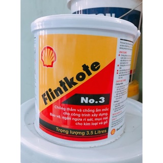 Sơn chống thấm gốc Bitum Flintkote no3 Lon 1 lit và 3.5Lit