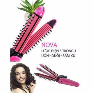 [XẢ KHO]LƯỢC ĐIỆN UỐN TÓC CHO NỮ NOVA