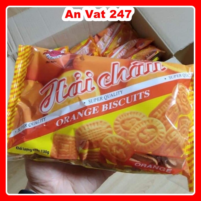 Bánh Quy Cam Hải Châu 130g 💖FREESHIP💖 Trở Về Tuổi Thơ