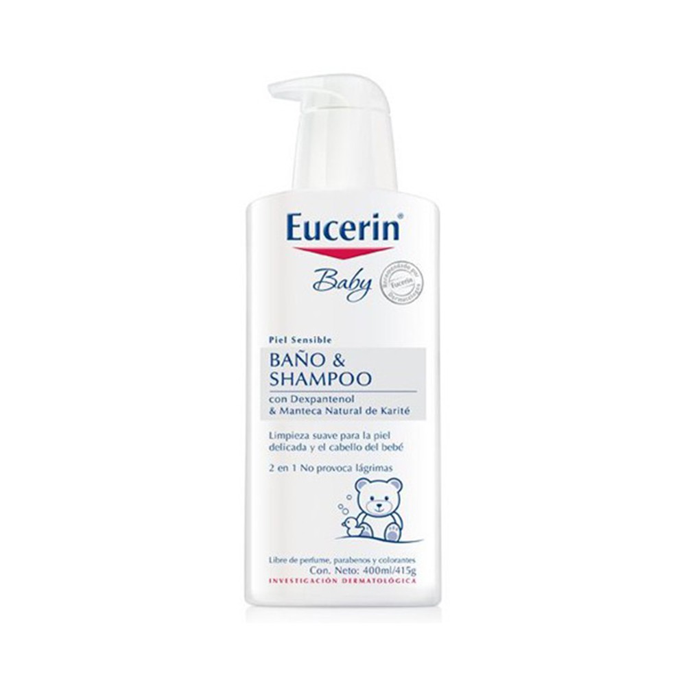 Sữa tắm gội 2 in 1 dành cho trẻ sơ sinh Eucerin pH5 Baby Wash and Shapoo 400ml