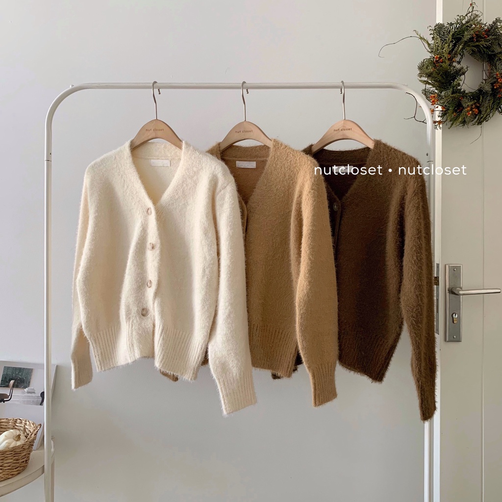 Áo cardigan len lông _ A0328