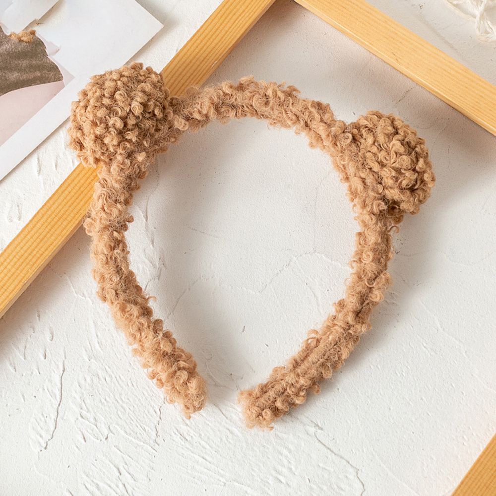 Cài tóc phối tai gấu dễ thương phong cách Hàn Quốc thời trang thu đông cho nữ