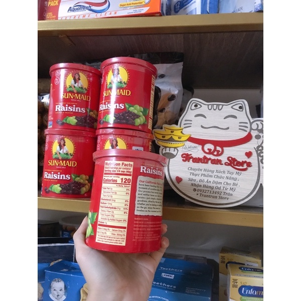 NHO KHÔ SUN MAID của Mỹ 369gr