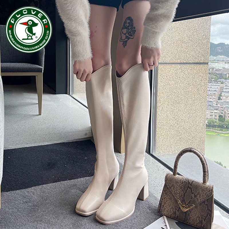 Giày bốt cổ cao đến đầu gối thiết kế mới cá tính thời trang dành cho nữ