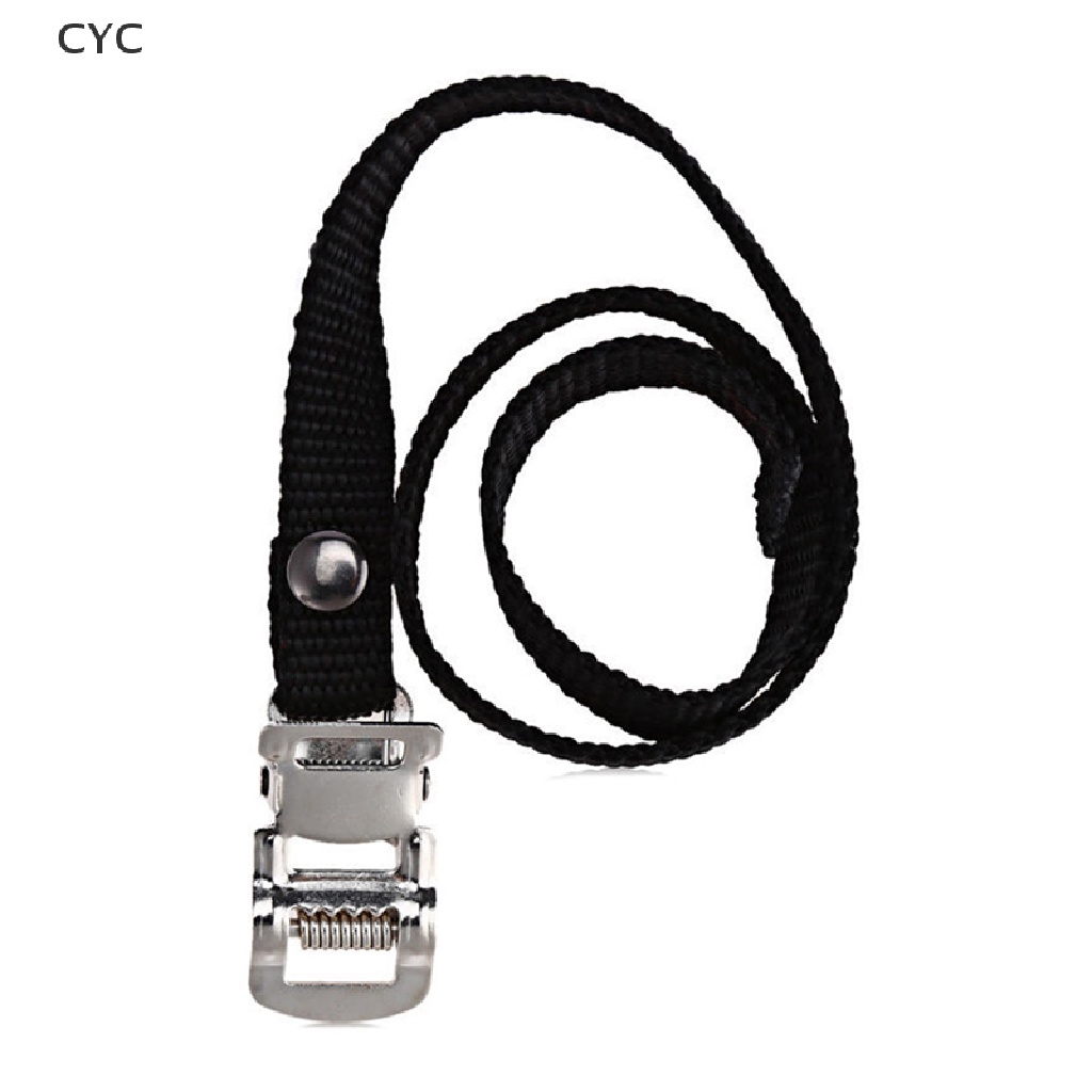 1 Dây đai cố định bàn đạp xe đạp màu đen