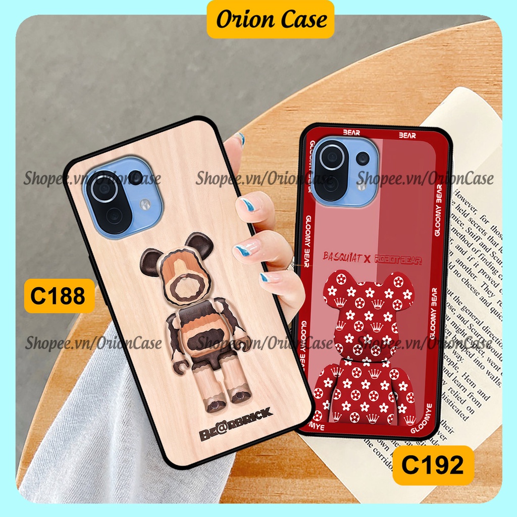 Ốp lưng Xiaomi Mi 11 / Mi 11 Lite in hình bearbrick 3D thời trang, cá tính. ốp chống sốc, bền đẹp