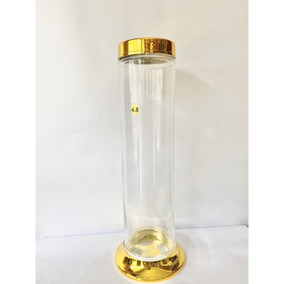 Bình thủy tinh việt nam 4,8 lít trụ