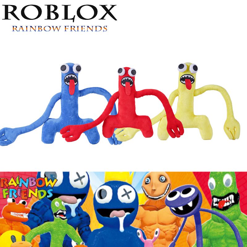 Đồ chơi nhồi bông hoạt hình nhân vật những người bạn cầu vồng Roblox làm quà tặng giáng sinh cho trẻ em