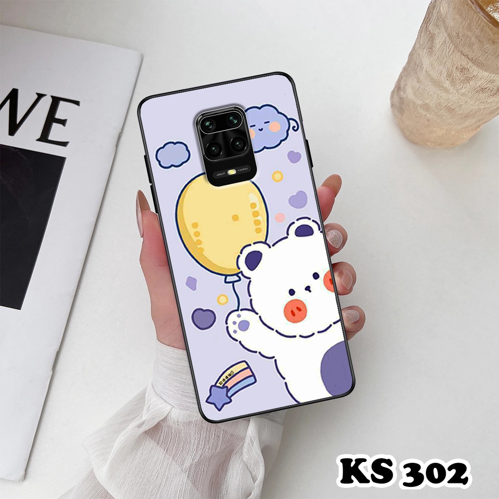 Ốp lưng Xiaomi Redmi Note 9 - Xiaomi Redmi Note 9s - Xiaomi Redmi Note 9 Pro - Ốp in hình gấu bear