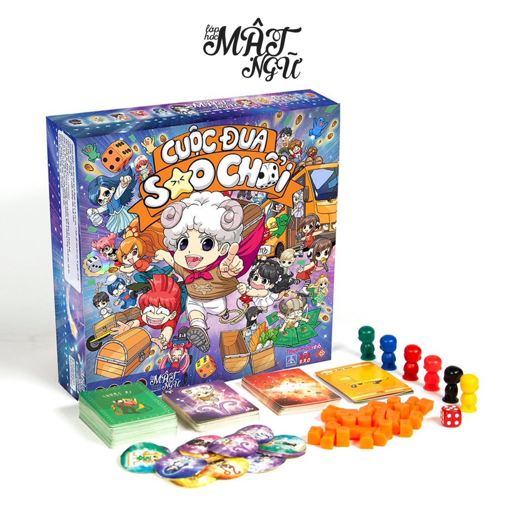 Bộ trò chơi Cuộc Đua Sao Chổi Lớp Học Mật Ngữ chính hãng- Boardgame VN