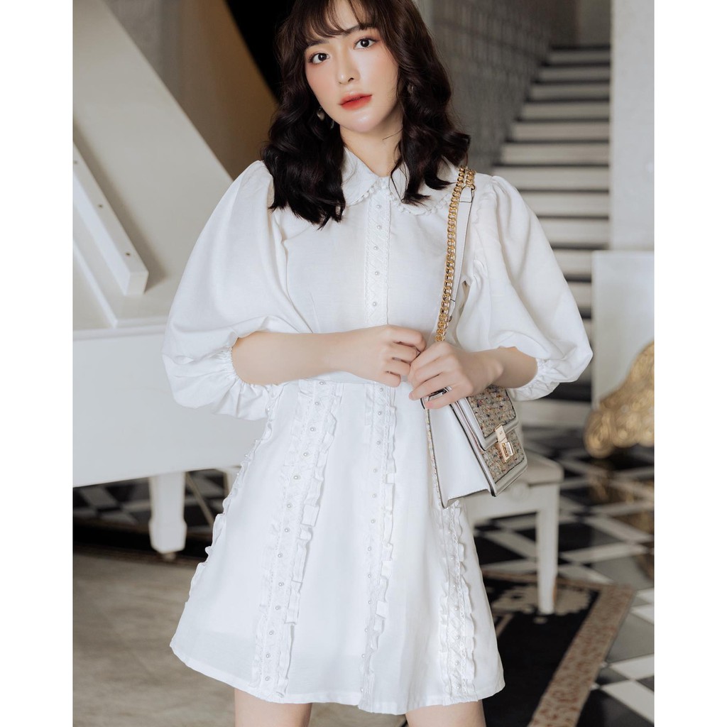 ĐẦM THIẾT KẾ PHỐI REN ( NAOMI DRESS )