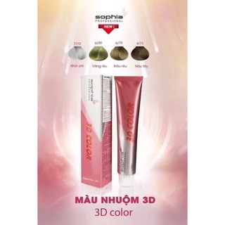 KEM NHUỘM TÓC 3D THỜI TRANG 100ml