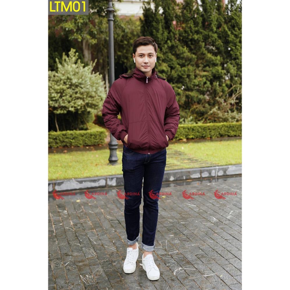 12.12 Áo Khoác Nam, Áo Gió Nam 2 Lớp Lót Lông Cừu CARDINA Cao Cấp Siêu Nhẹ, Siêu Ấm