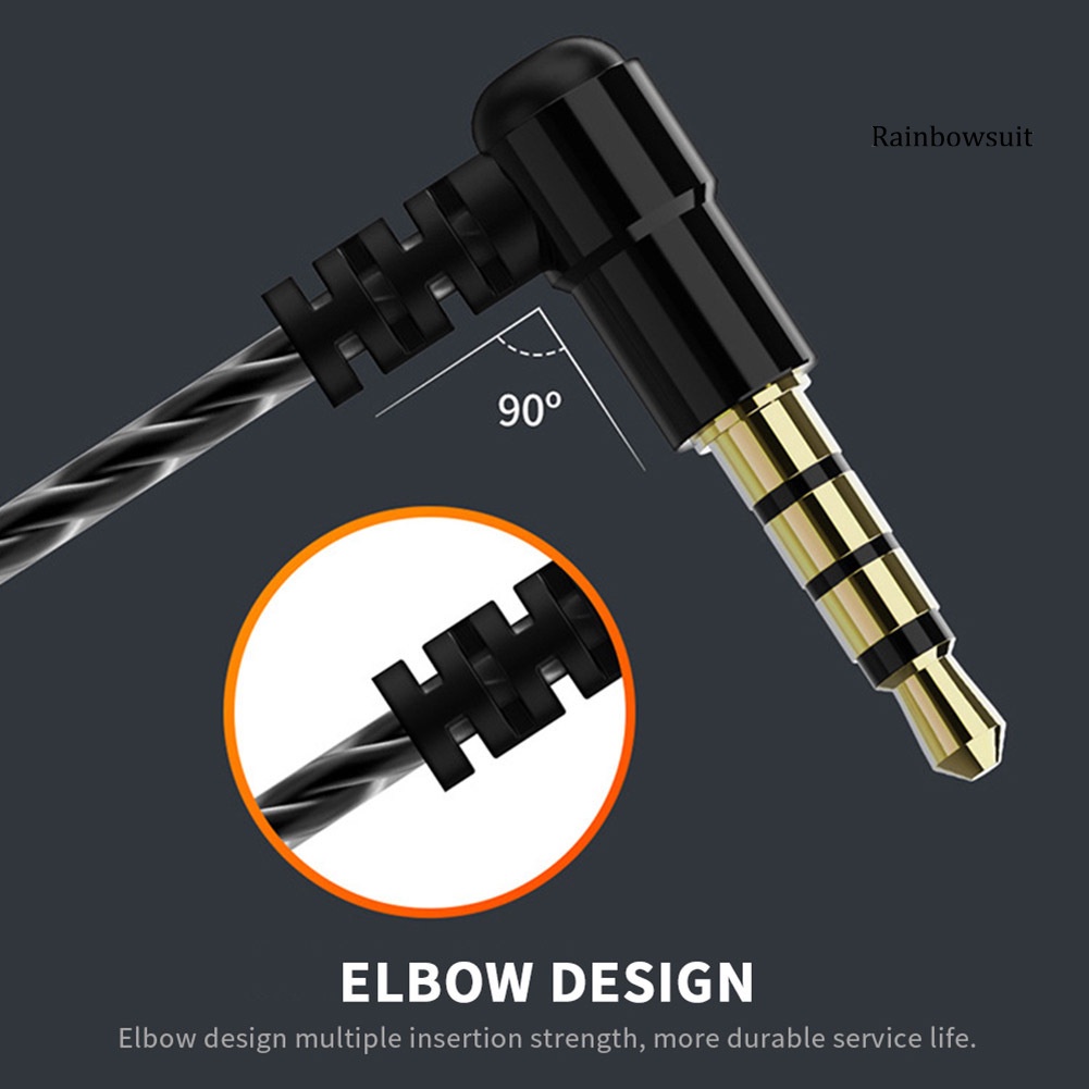Tai Nghe Nhét Tai RB F13 Type-C/3.5mm Có Dây Âm Thanh Siêu Trầm Cho Điện Thoại Máy Tính