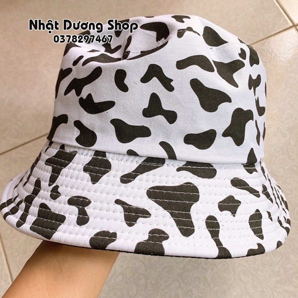 Mũ Tai Bèo Bò Sữa &amp; Ngựa Vằn đẹp mũ tai bèo,chất liệu cotton thoáng mát thích hợp cho nam nữ