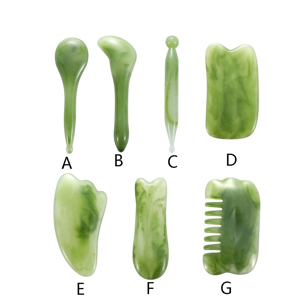 [Hàng mới về] Dụng cụ massage cơ thể phong cách guasha bằng nhựa resin tự nhiên chăm sóc sức khỏe