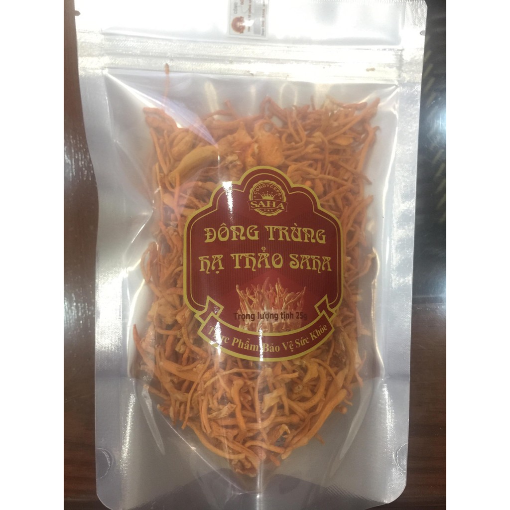 Đông trùng hạ thảo saha (loại túi zip 25g)