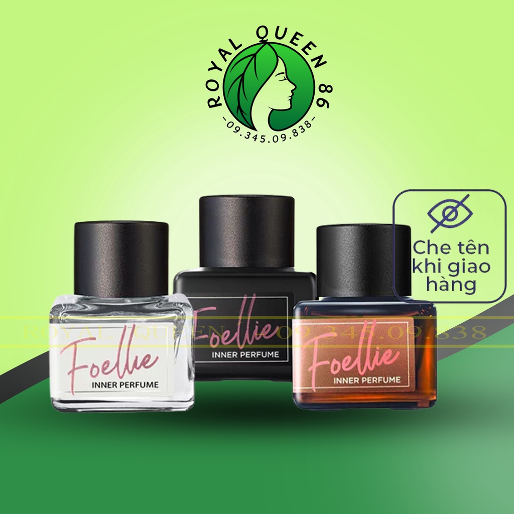 Foellie Nước hoa vùng kín 5ml dạng xịt giúp cho cô Bé hương thơm nhẹ nhàng quyến rũ lâu phai chăm sóc sức khoẻ phụ nữ